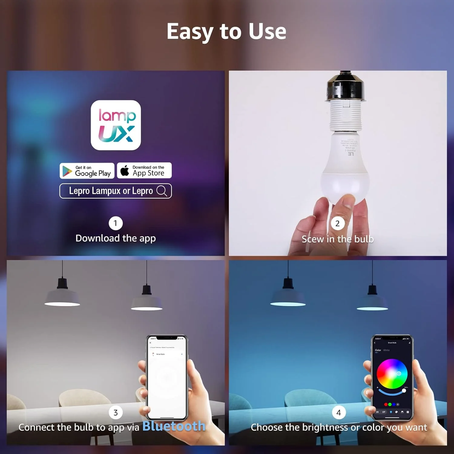 LE Color Changing Light Bulbs - Image 5