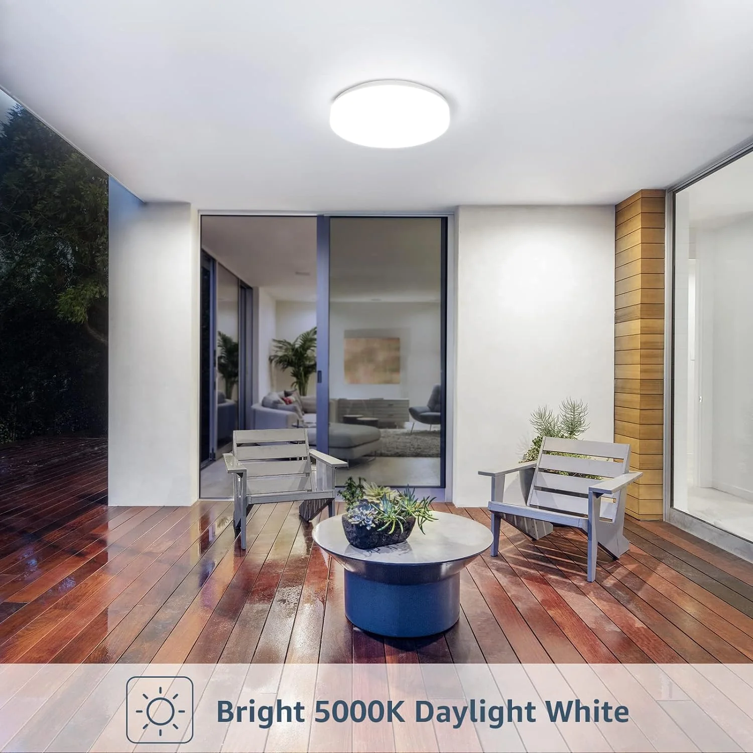 LE Flush Mount LED Ceiling Light for Bathroom - Image 5