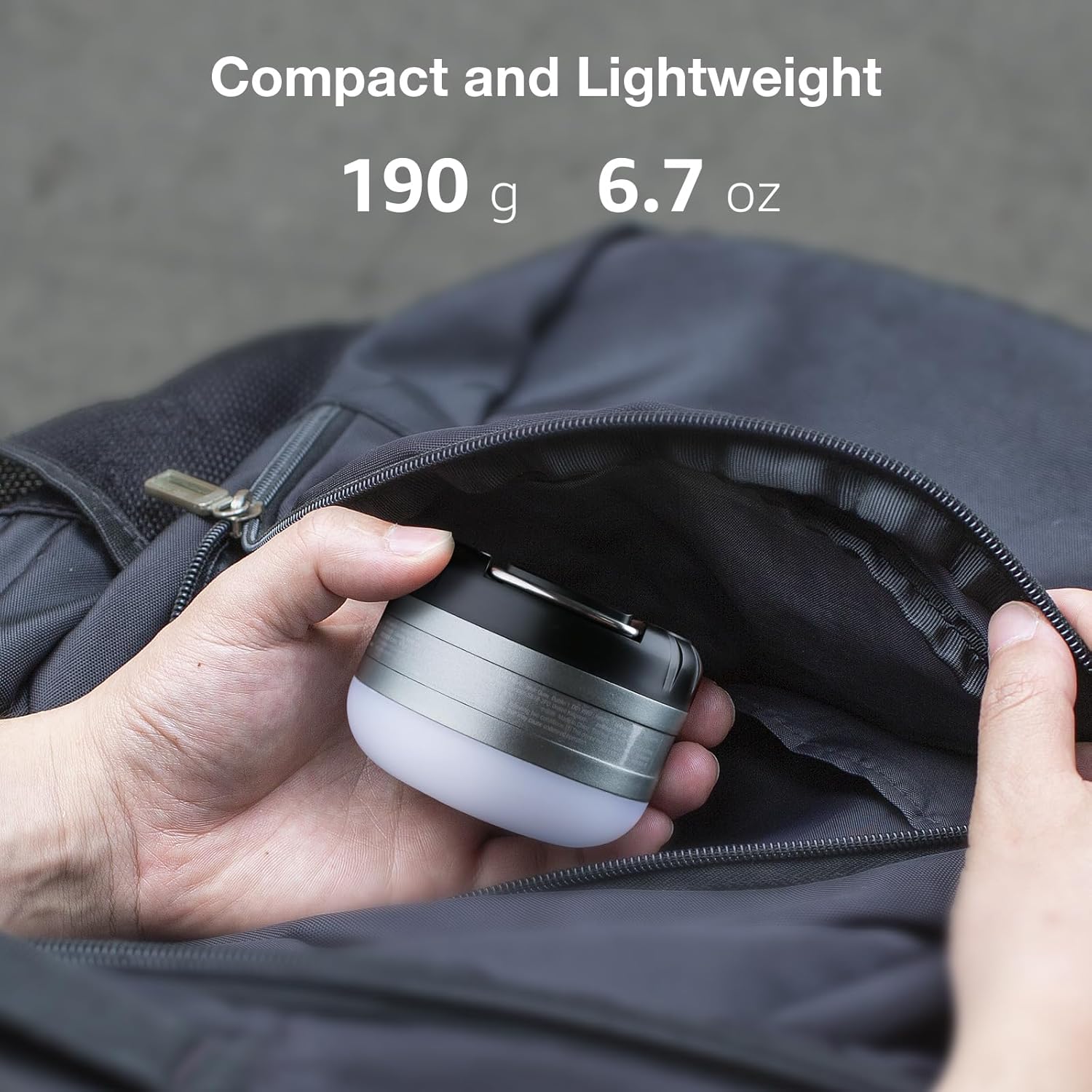 Lepro LED Camping Lantern (Rechargeable & Waterproof, with 5 Adjustable Brightness Levels) - Image 7