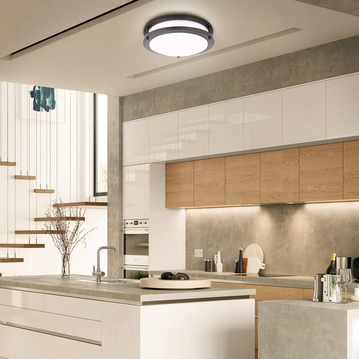 LE LED Flush Mount Ceiling Light - Image 5