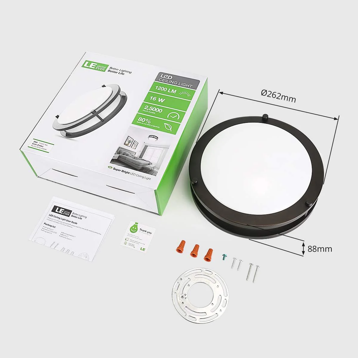 LE LED Flush Mount Ceiling Light - Image 7