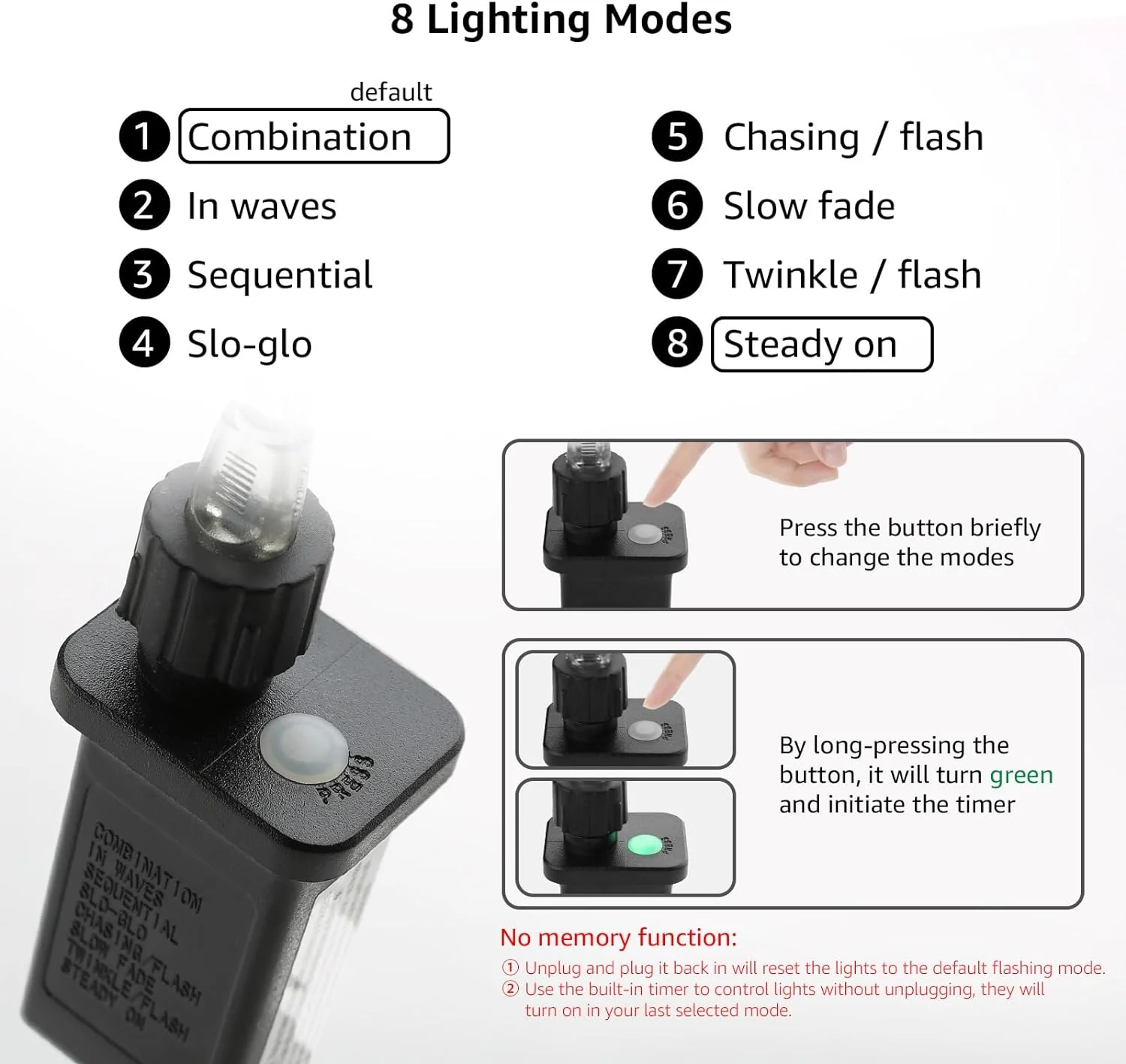 LE LED Rope Light with Timer - Image 3