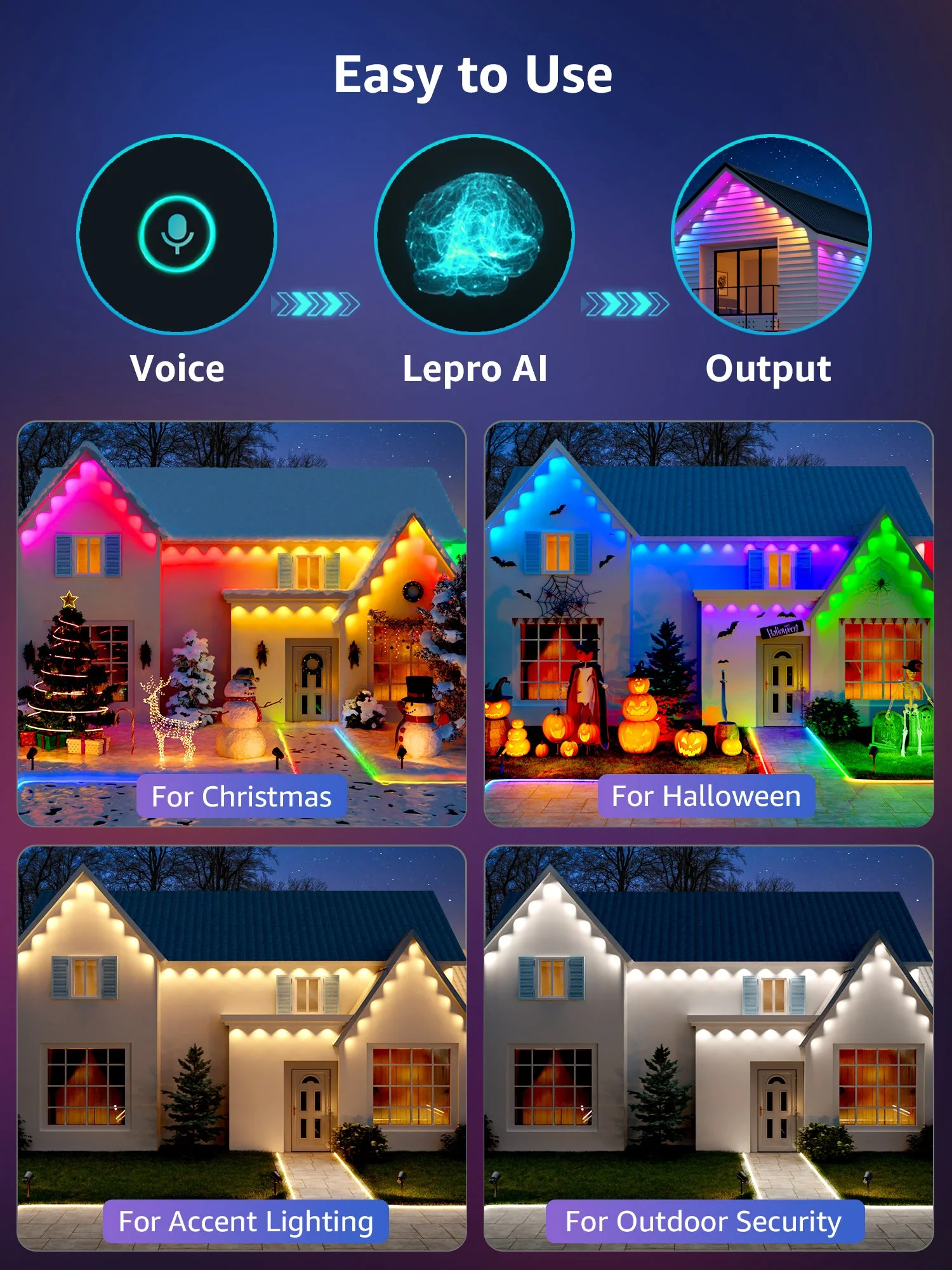 Lepro E1 AI-Powered Permanent Outdoor Lights - Image 11