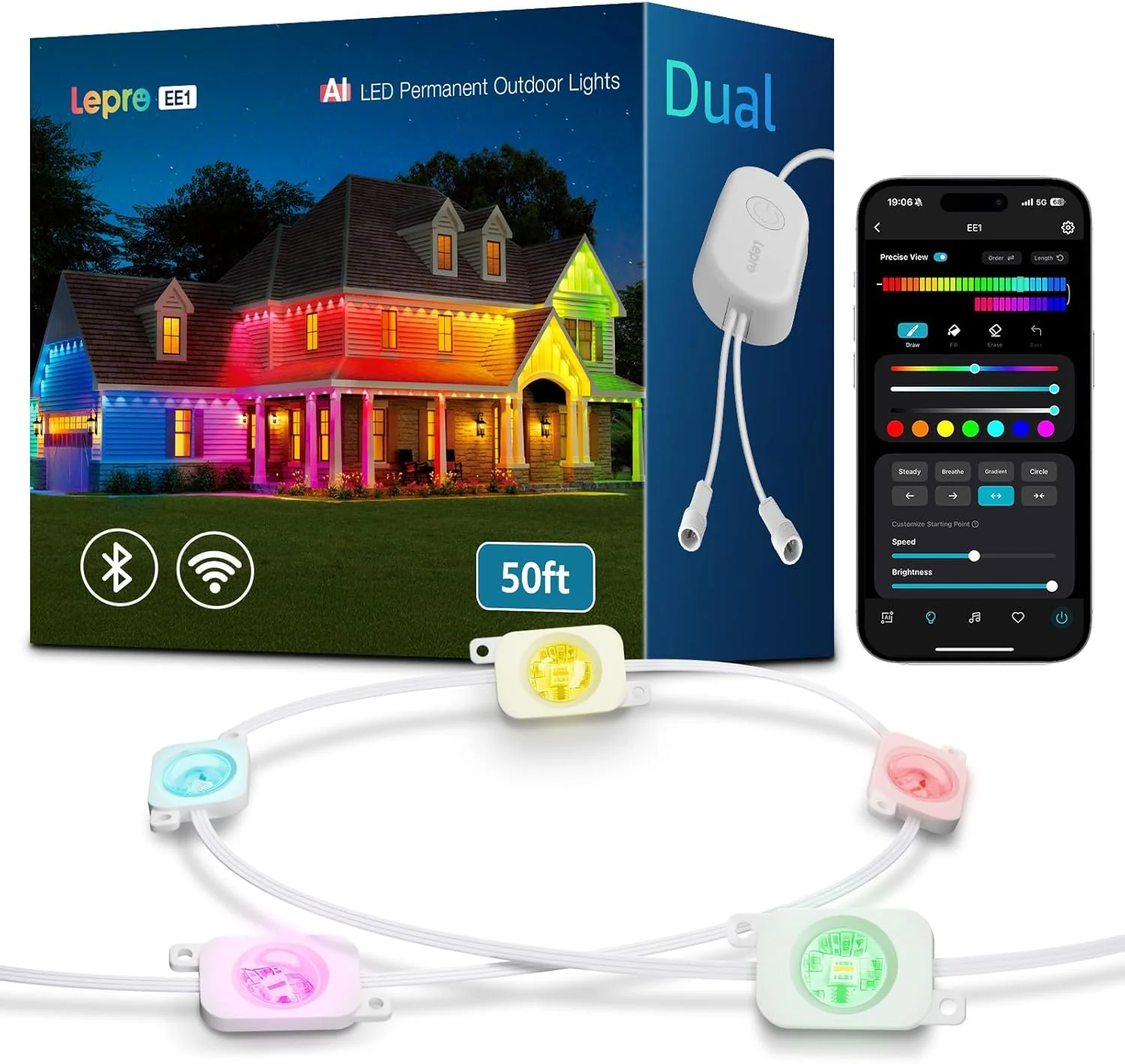 Lepro EE1 AI-Powered Permanent Outdoor Lights - Image 9