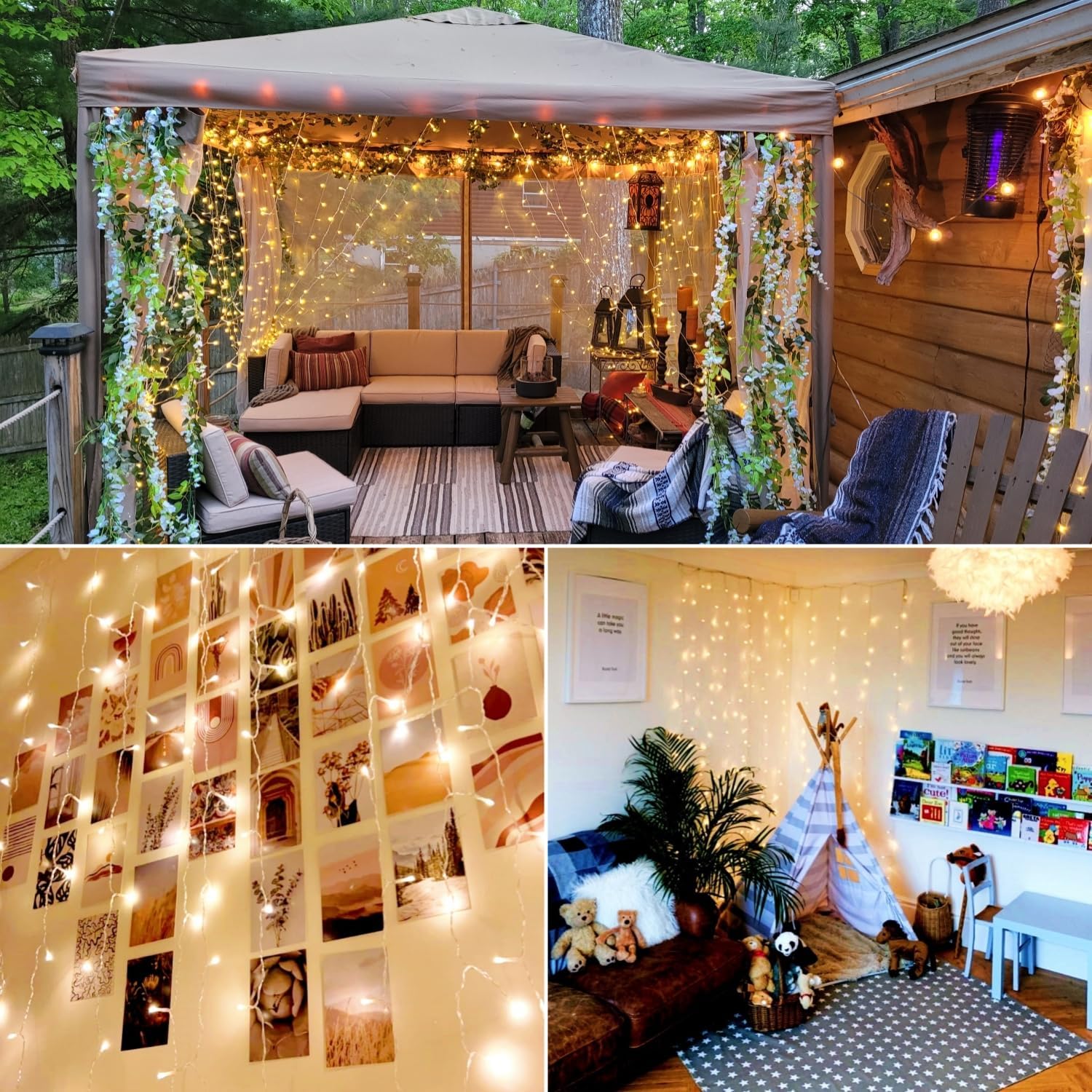 Lepro Fairy Curtain Lights (9.8 x 9.8 ft) - Image 7