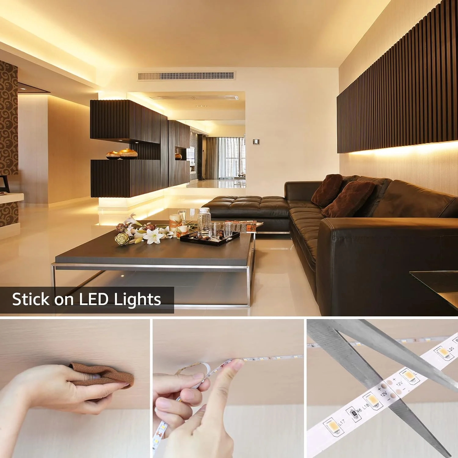 Lepro Flexible LED Light Strip (Warm White, Cuttable) - Image 5