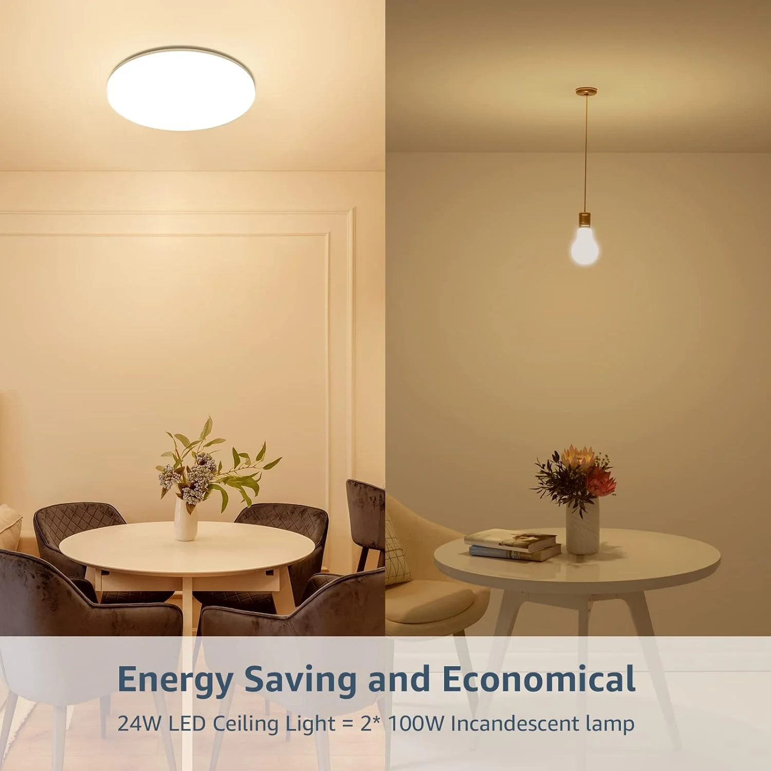 Lepro Flush Mount LED Ceiling Light Fixture - Image 10