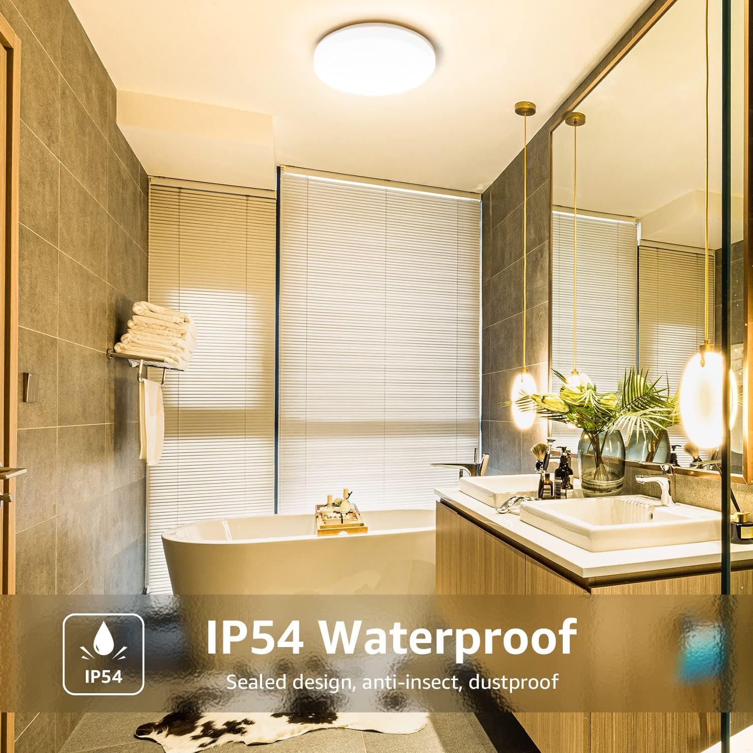 Lepro Flush Mount LED Ceiling Light Fixture - Image 3