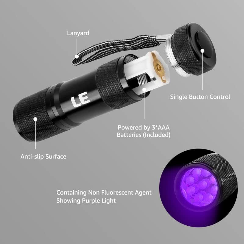 Lepro LE Black Light Flashlight - Image 4