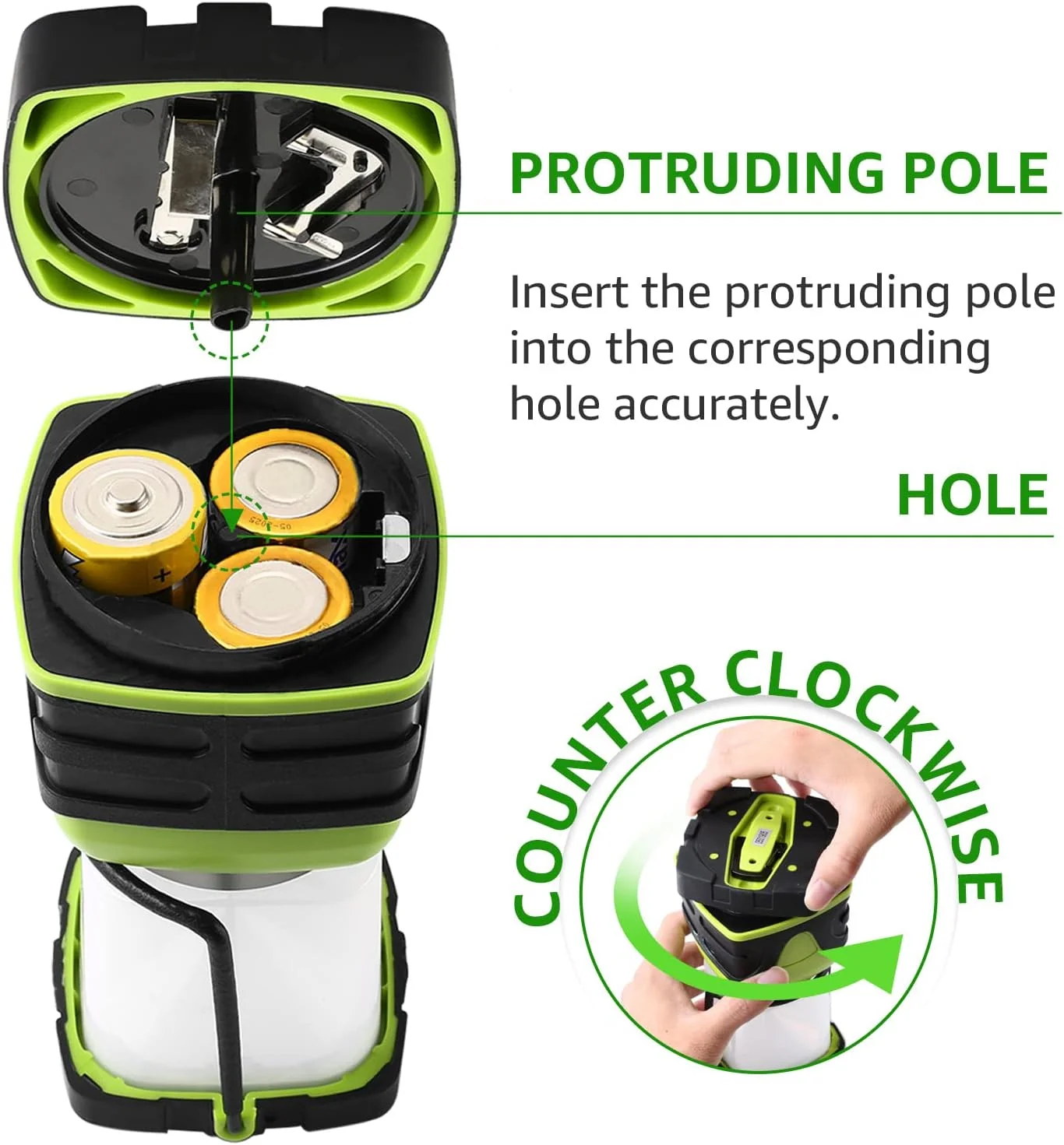 Lepro Battery Powered LED Camping Lantern (Waterproof, 1000LM, 4 Lighting Modes) - Image 8