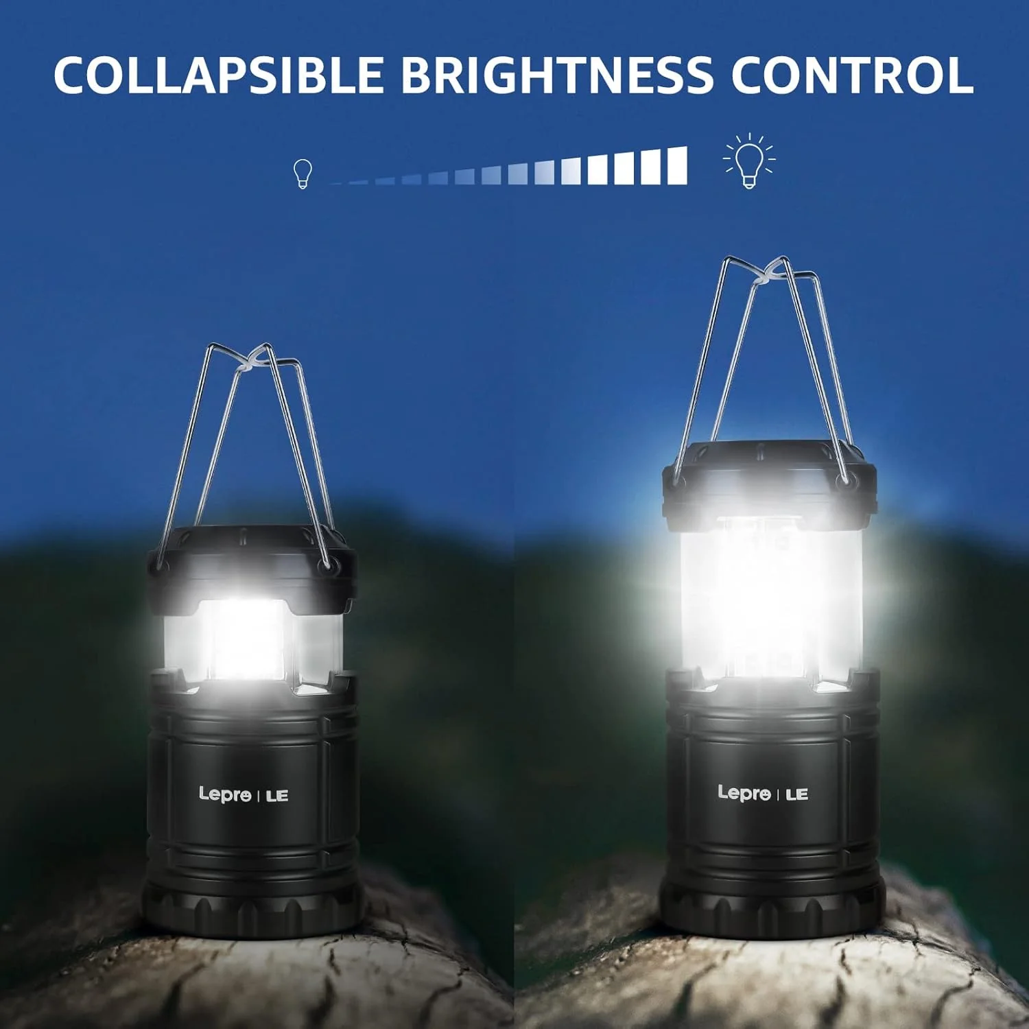Lepro LED Camping Lantern (190 lm, AA Battery Powered, Waterproof) - Image 5
