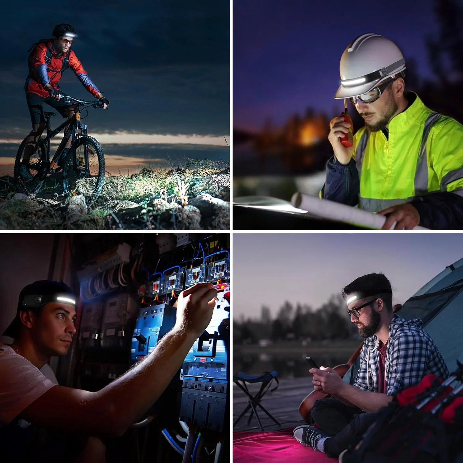 Lepro Rechargeable LED Headlamp - Super Bright Headlamp with Motion Sensor - Image 9