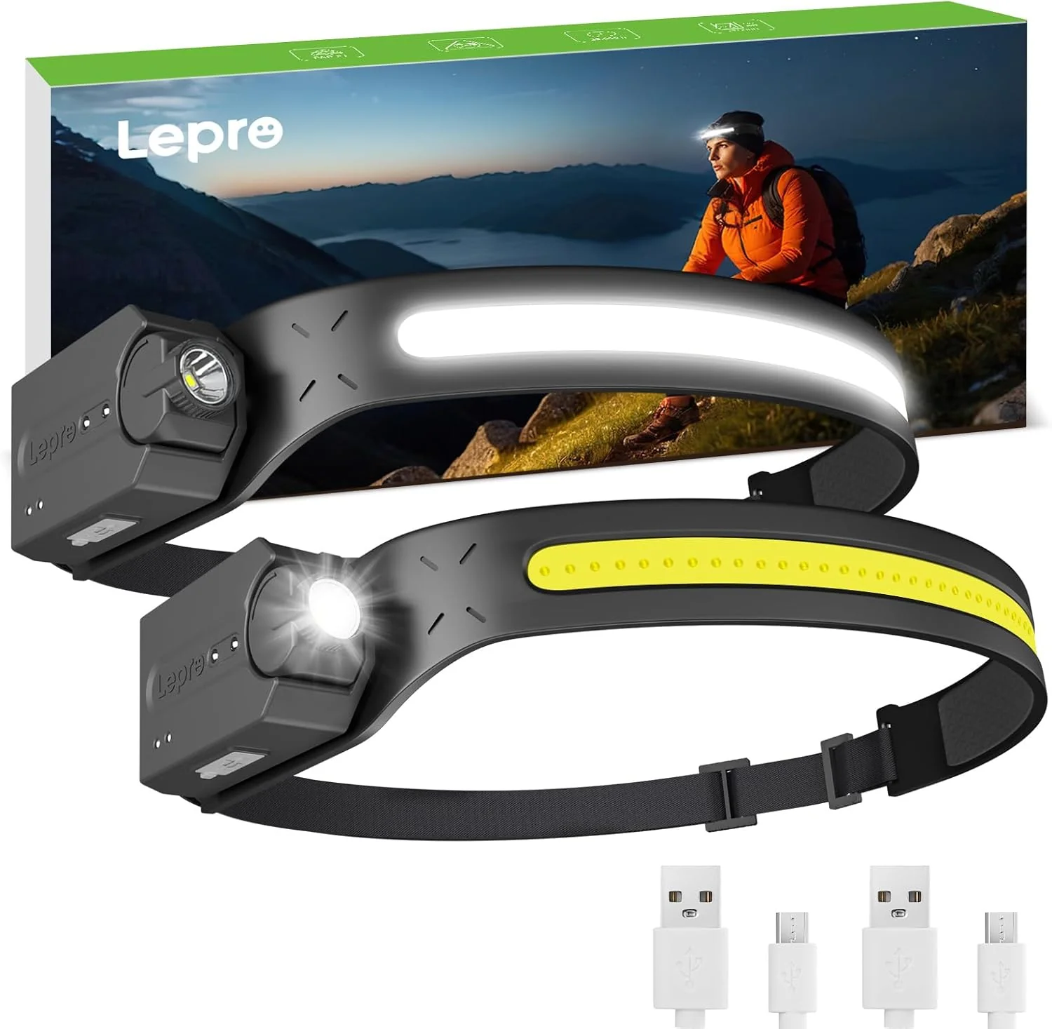 Lepro LED Headlamp with Motion Sensor - Image 10