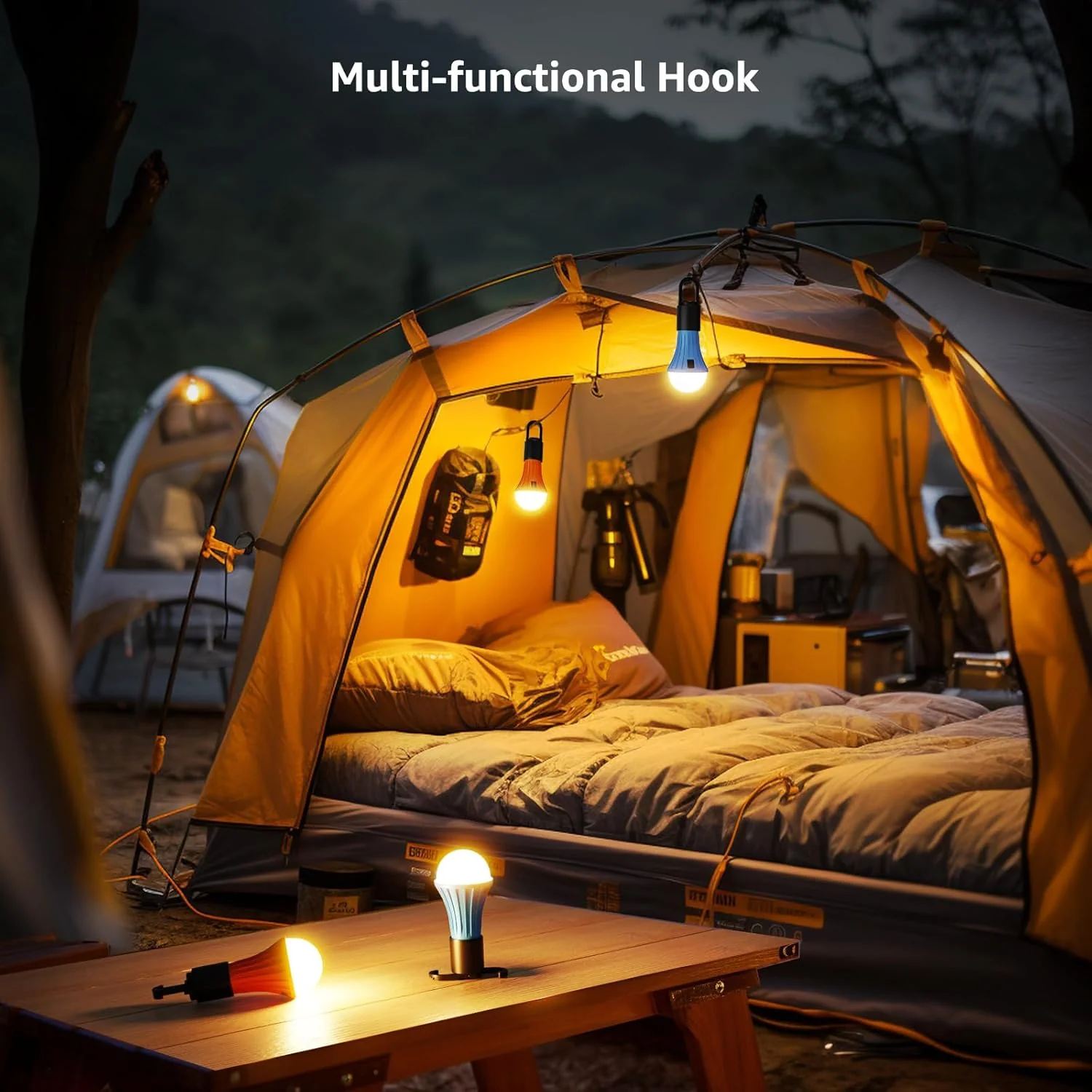 Lepro LED Rechargeable Camping Lantern (2-Pack) - Image 4