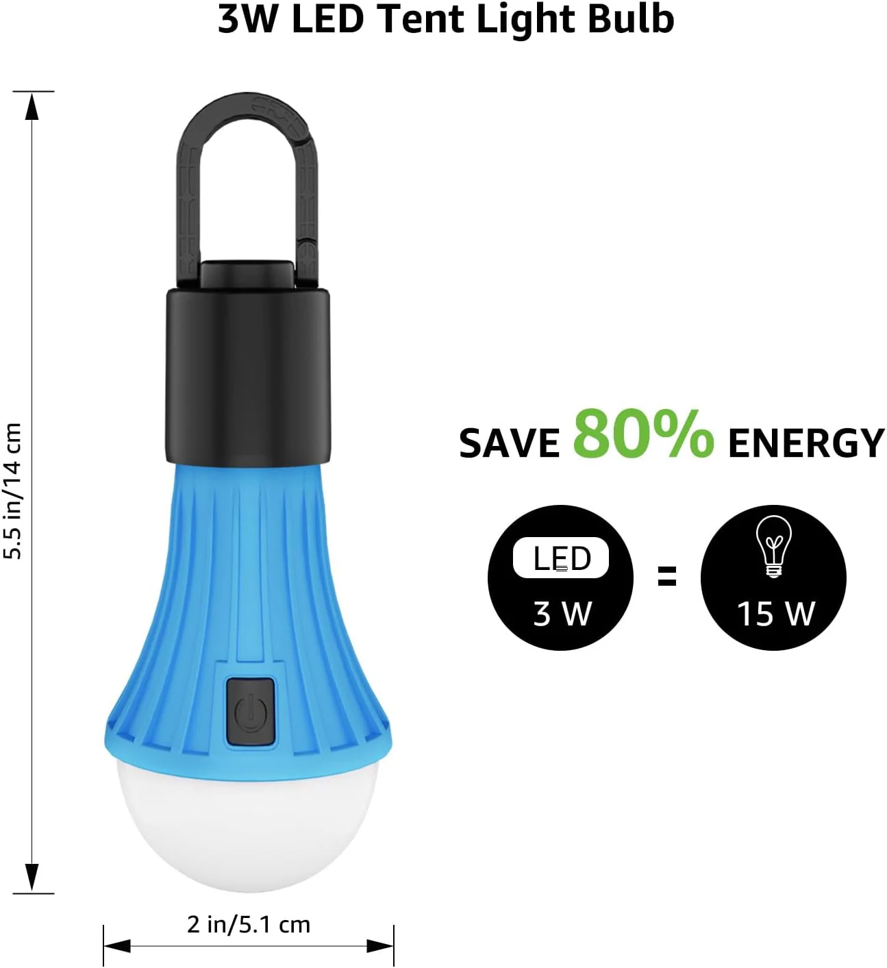 Lepro LED Rechargeable Camping Lantern (2-Pack) - Image 7