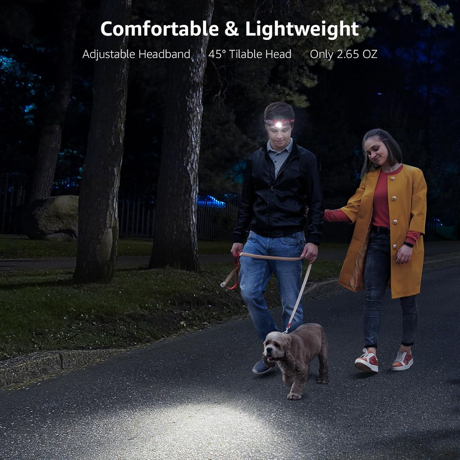 Lepro LED Rechargeable Headlamp - Image 5