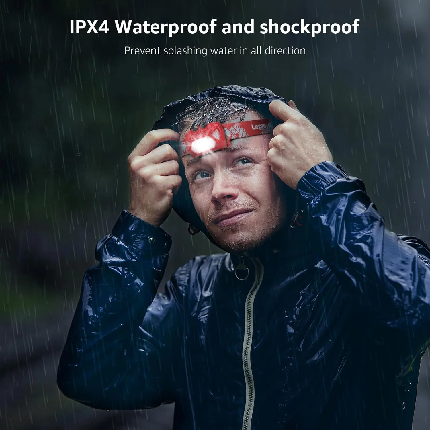 Lepro LED Rechargeable Headlamp - Image 6