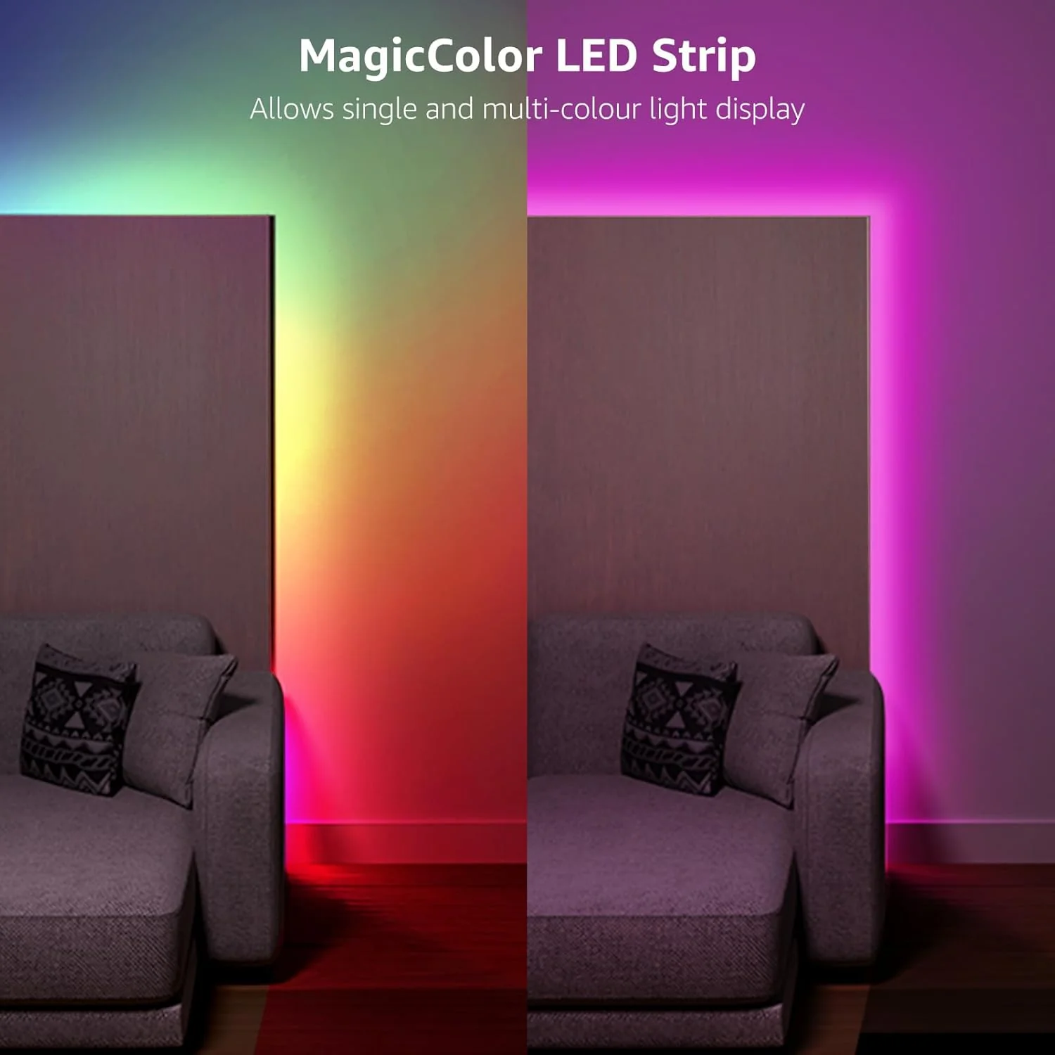 Lepro Magic Color LED Strip Lights 65.6ft - Image 2