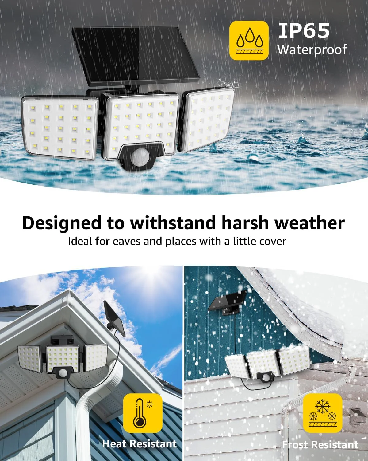Lepro Outdoor Solar Security Lights with Motion Sensor - Image 6