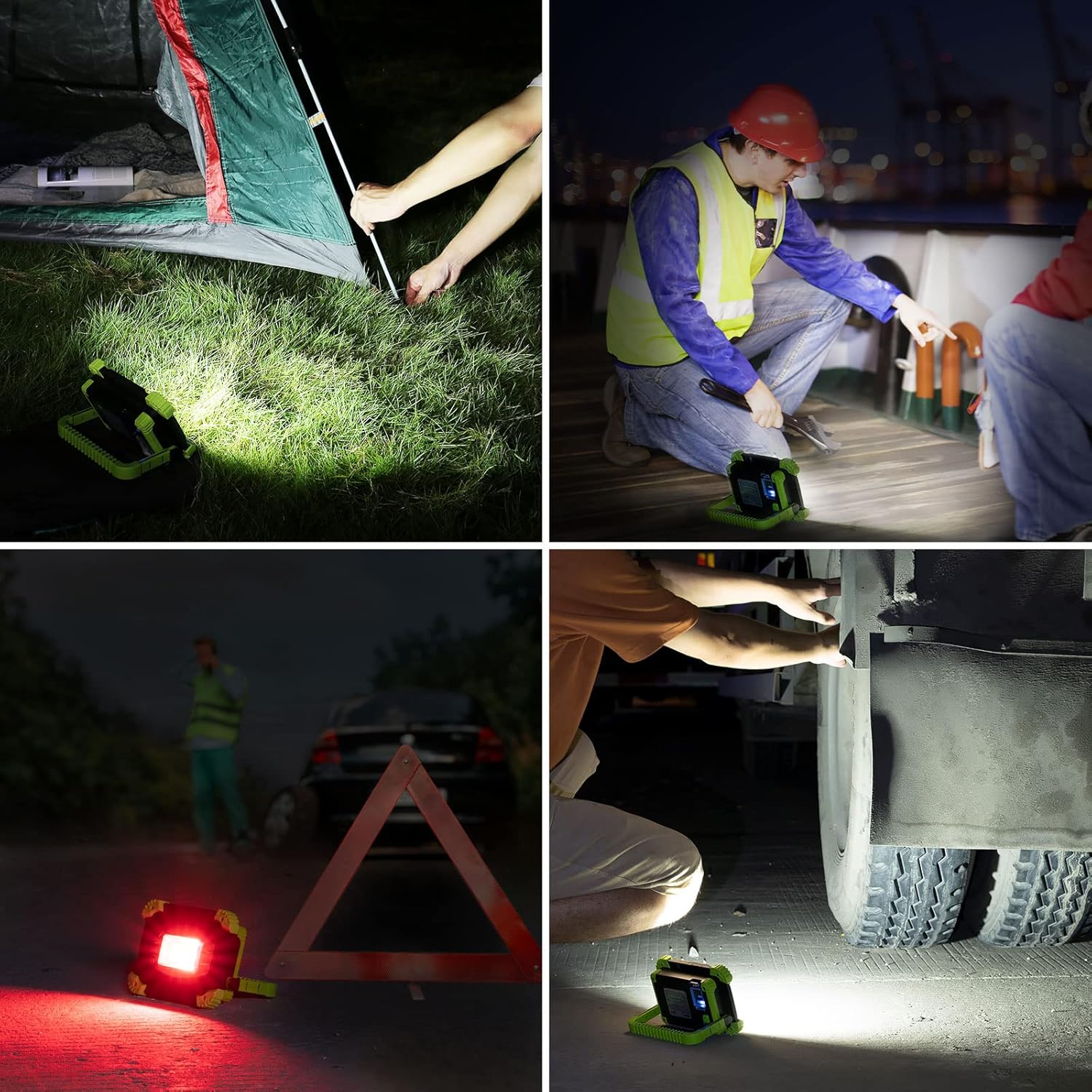 Lepro Portable LED Work Light, 20W, Rechargeable Outdoor Flood Light, Power Bank for Hiking, Working, Car Repairing, Workshop and More - Image 8