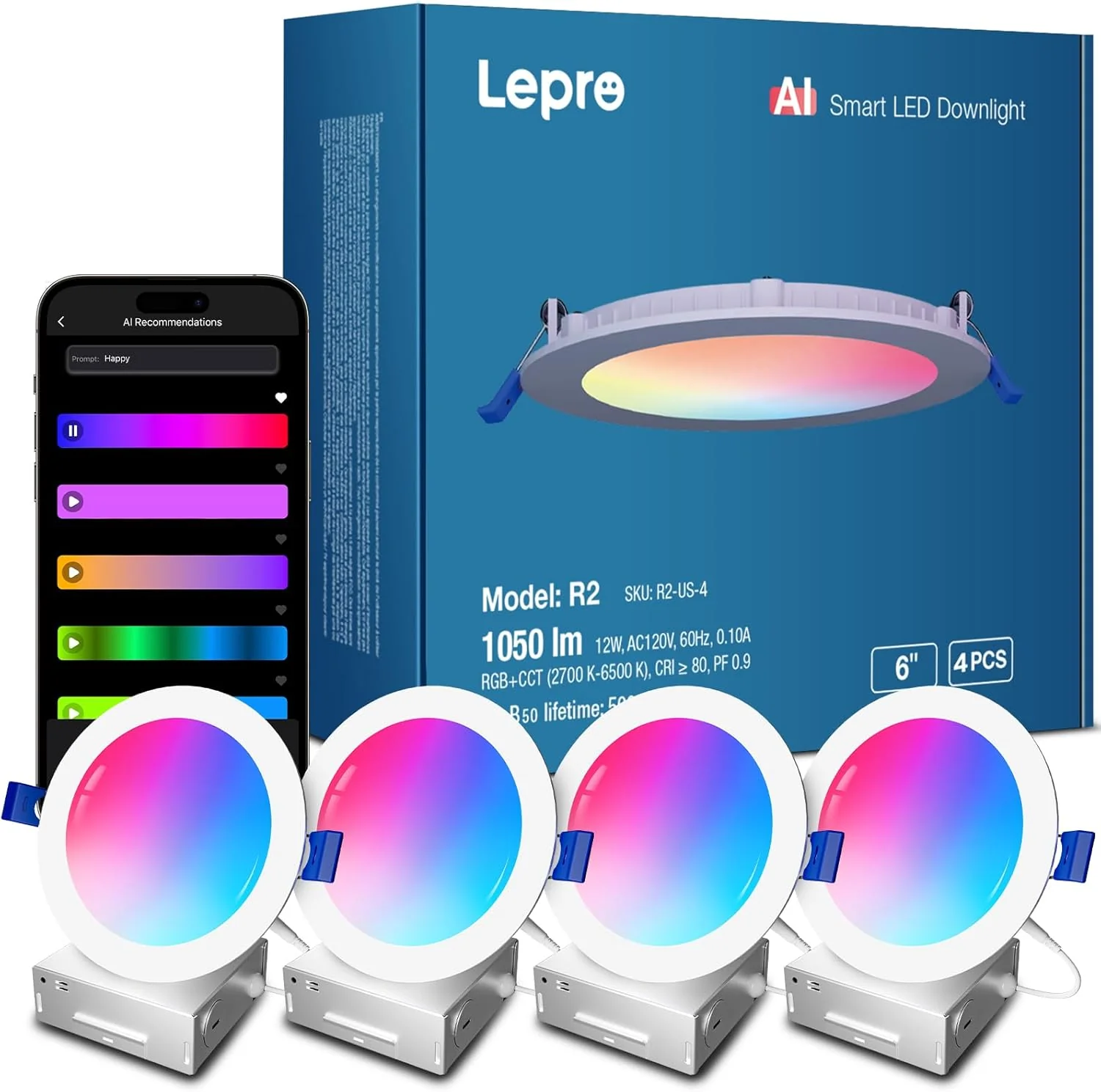Lepro R2 AI LED Recessed Light - Image 10