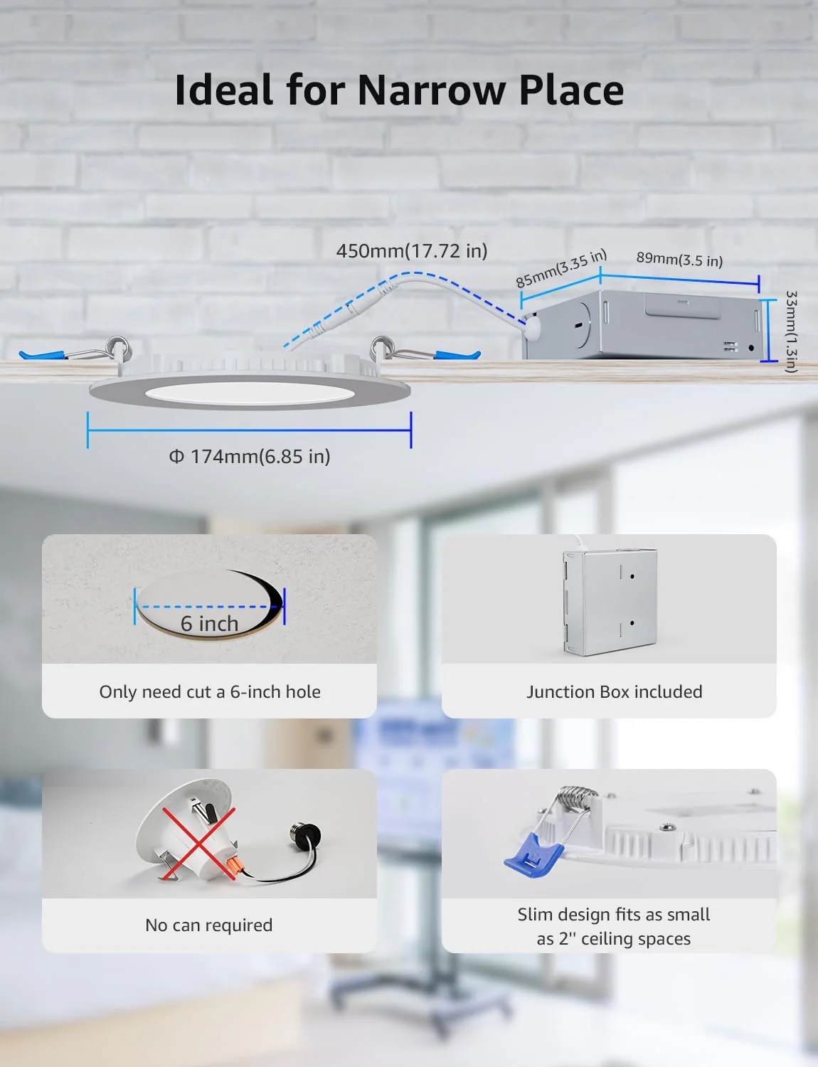 Lepro R2 AI LED Recessed Light - Image 6