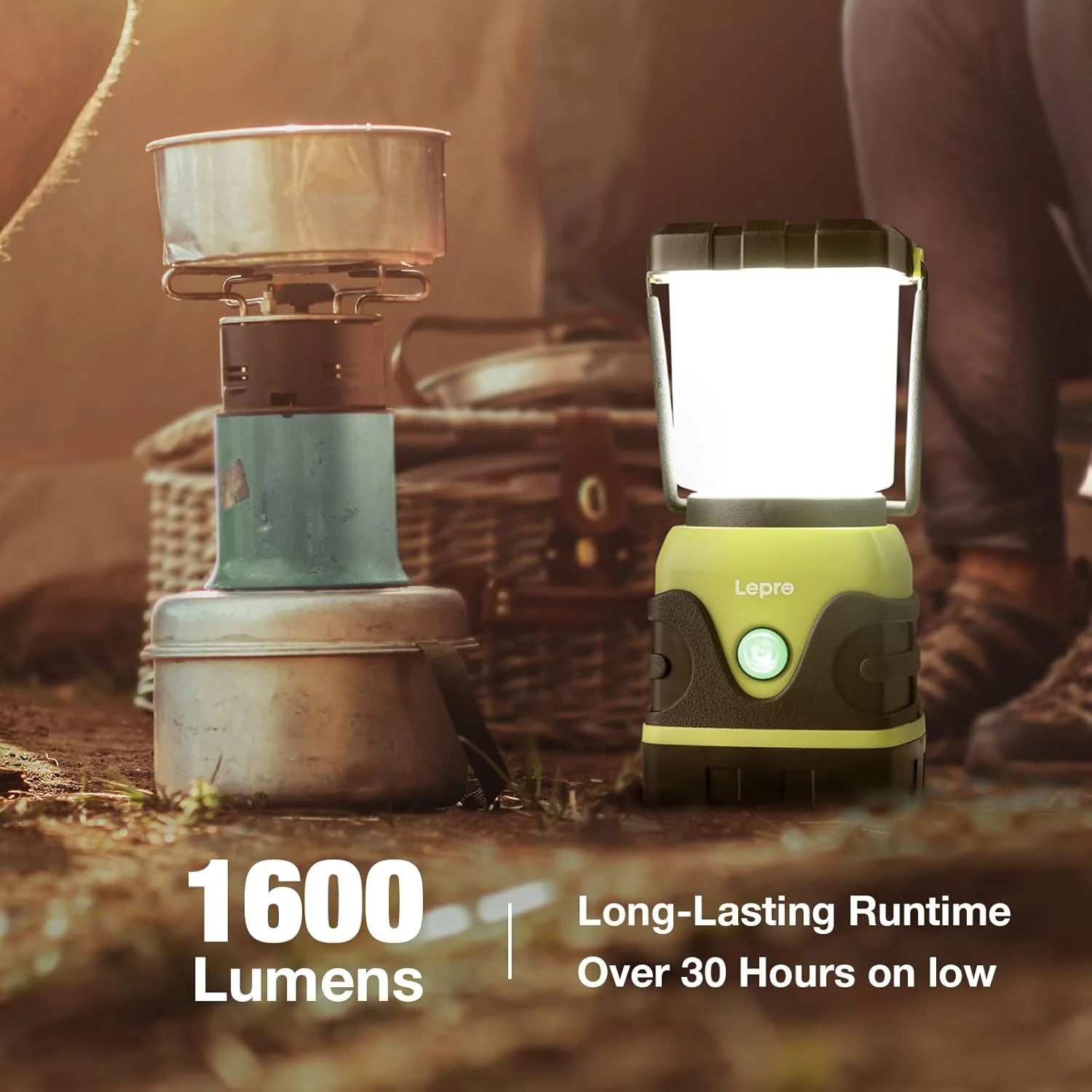 Lepro Rechargeable LED Camping Lantern (1600LM, IPX4 Waterproof) - Image 3