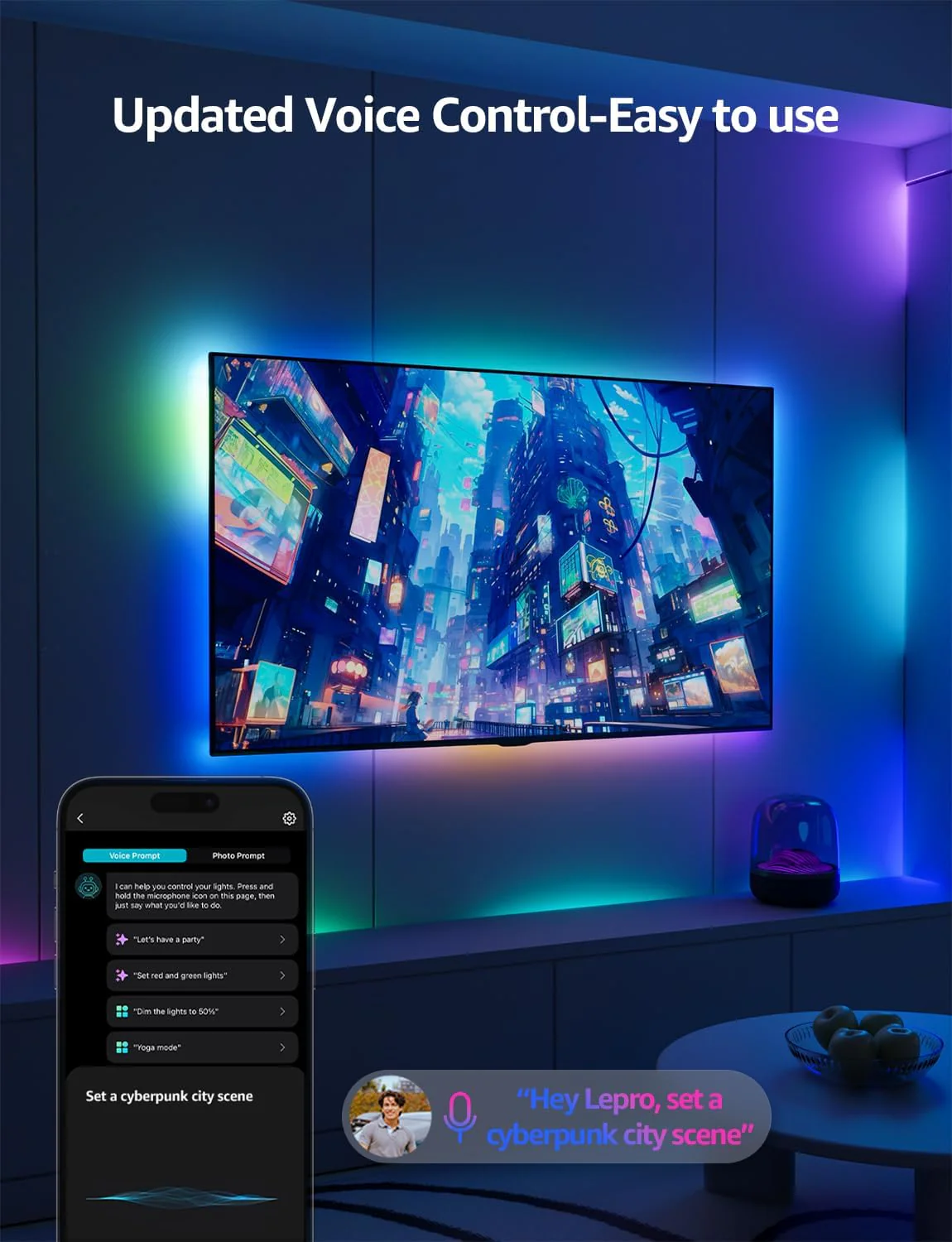 Lepro S1 Smart LED Strip Lights with AI Features - Image 3