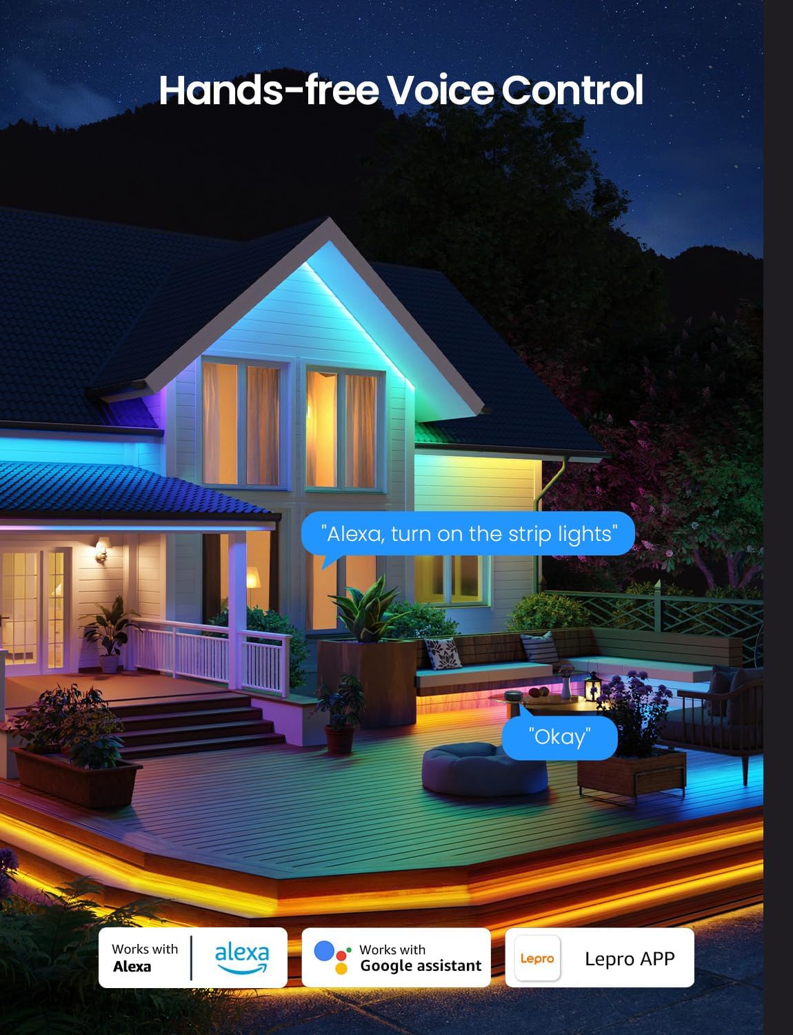 Lepro SW1 AI Smart Outdoor LED Strip Lights - Image 7