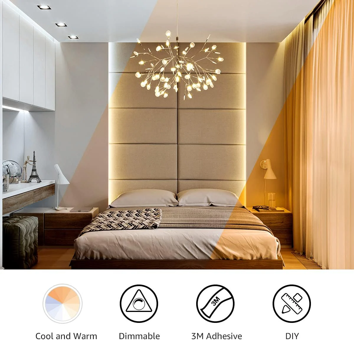Lepro Tunable White LED Strip Lights (32.8ft, Dimmable) - Image 3