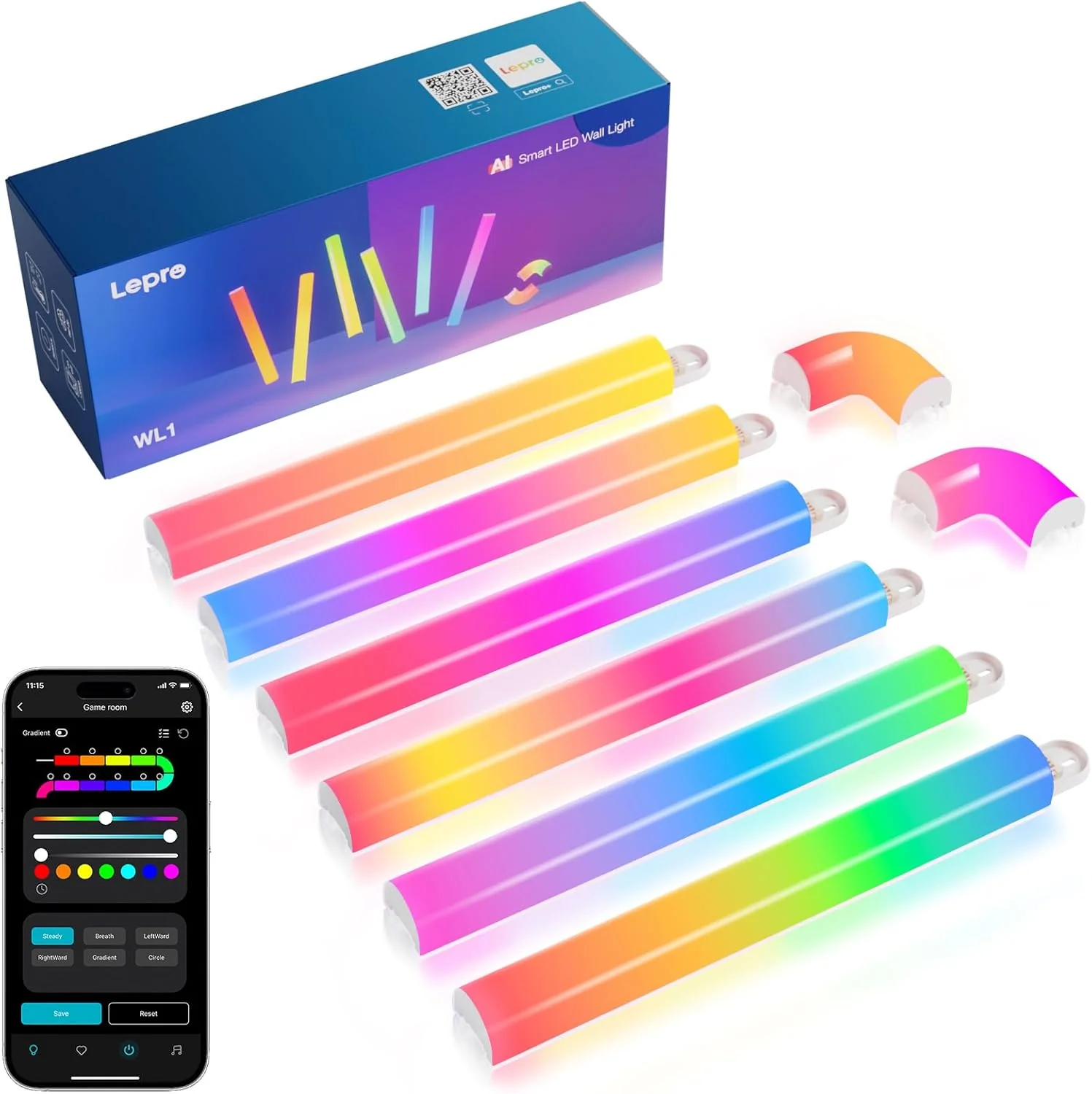 Lepro WL1 AI Smart RGB Wall Lights - Image 9