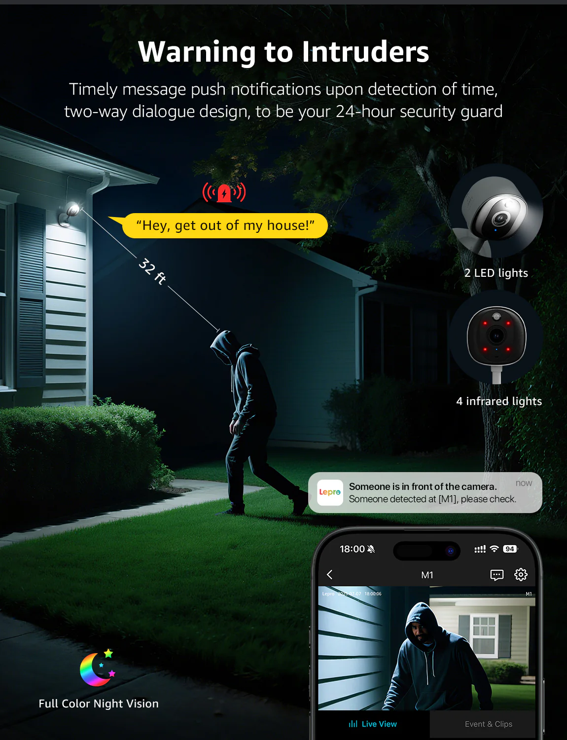 LightVioce 2K Dual-Use Security Camera - Image 5