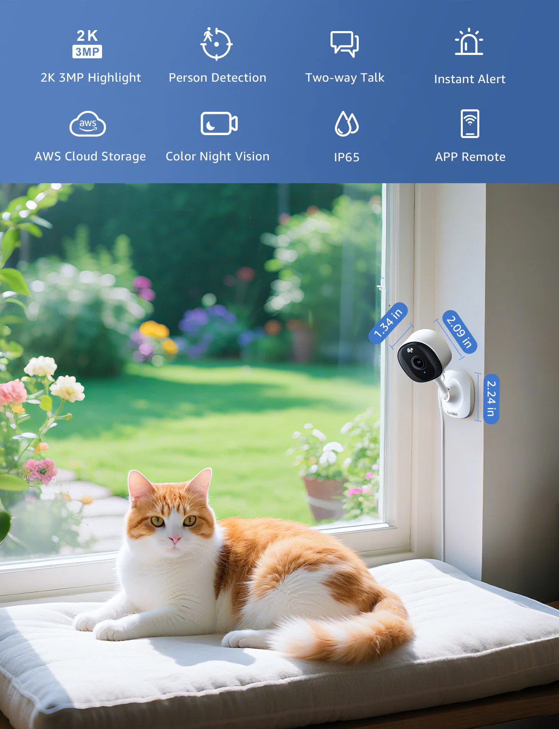 LightVioce 2K Dual-Use Security Camera - Image 8