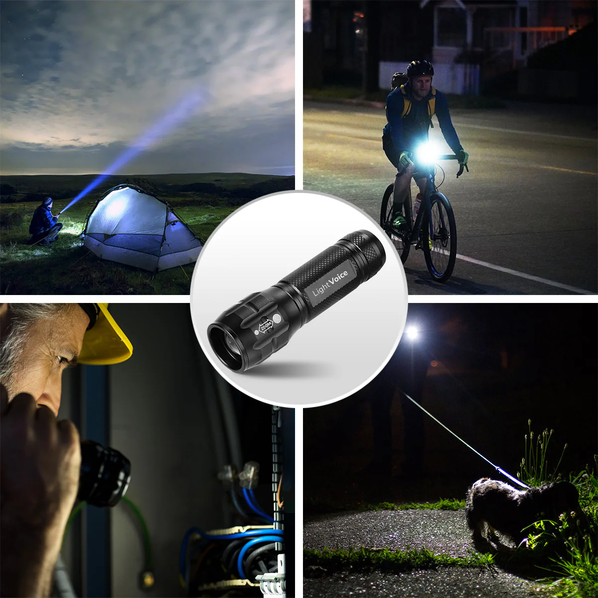 LightVioce LED Bike Light Set - Image 4