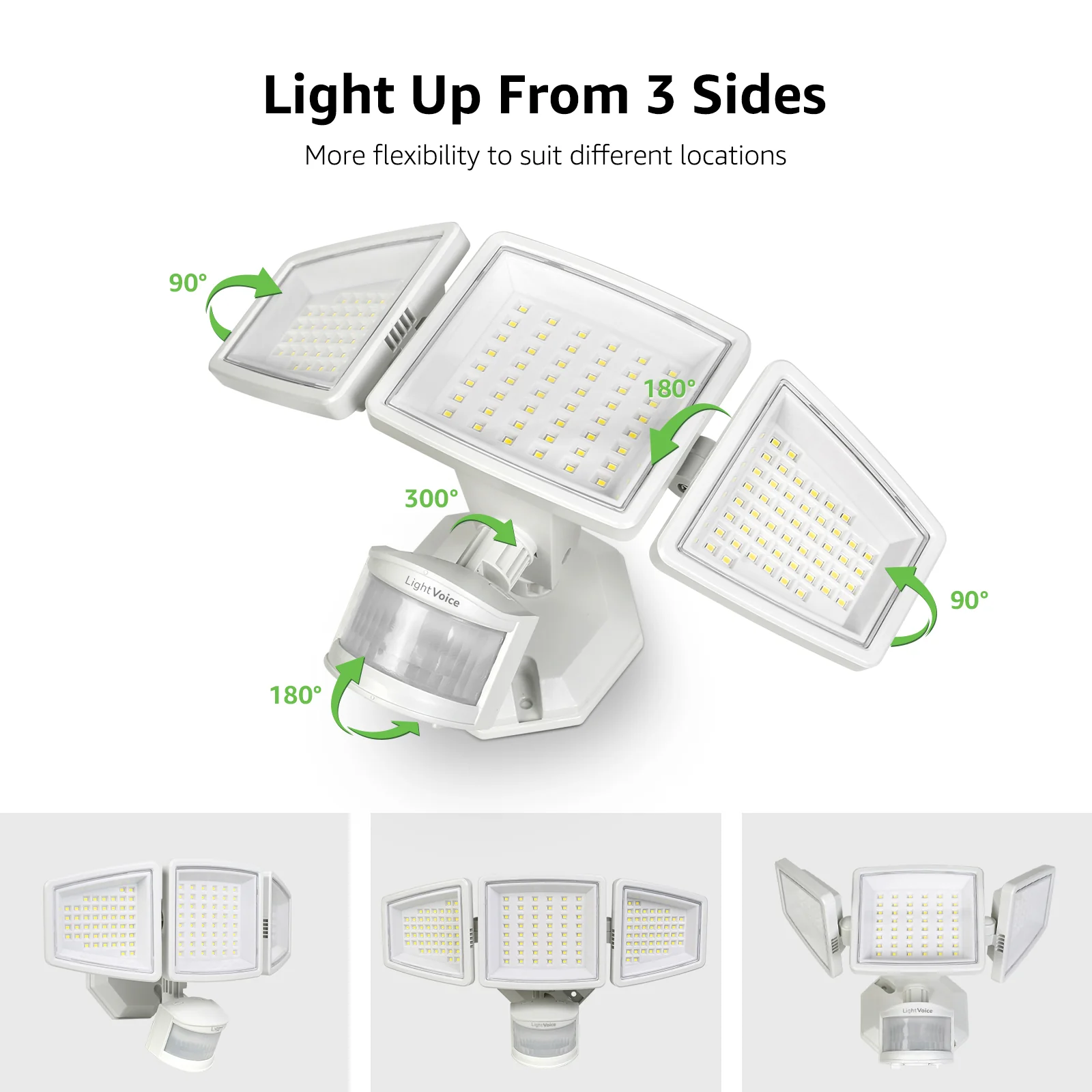 LightVioce Outdoor Motion Sensor LED Security Lights - Image 6